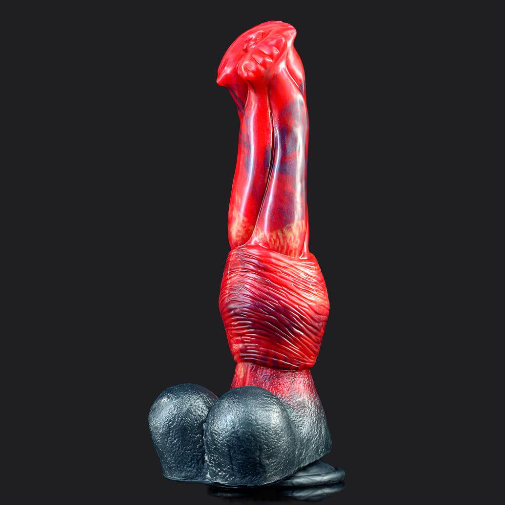 Fire Dragon Dildo: Mushu’s Spiked Head, Intense Ride - BeastGasm