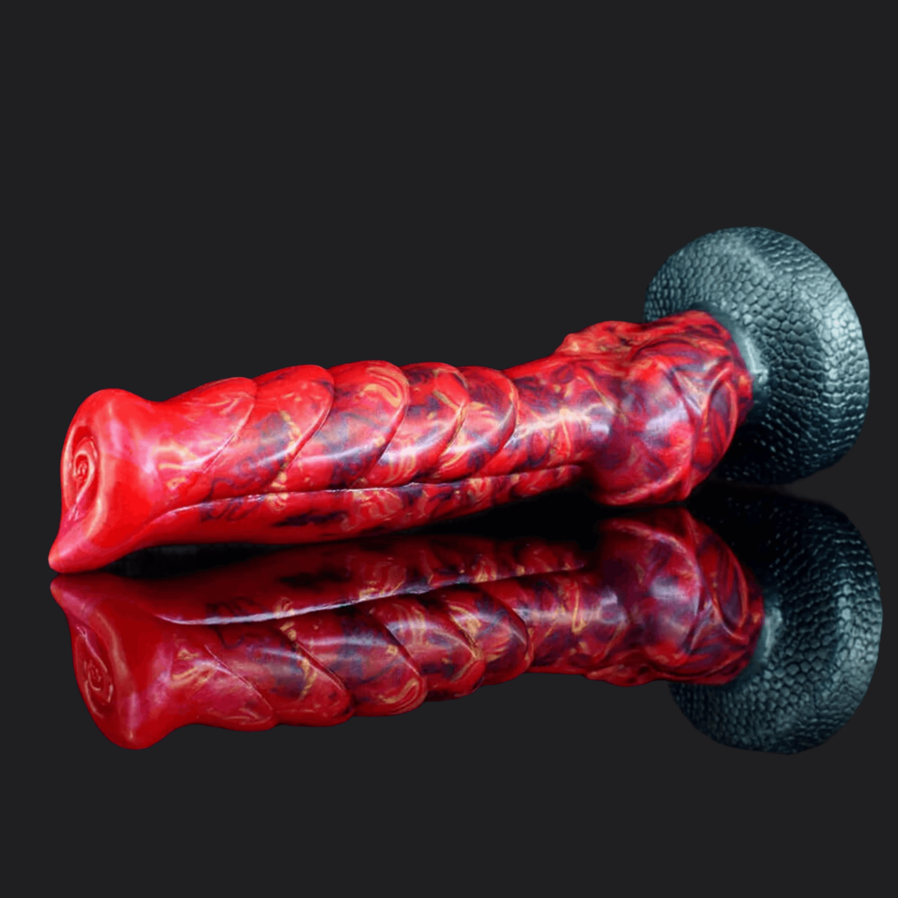 Fire Dragon Dildo - Textured, Knotted, and Fierce - BeastGasm