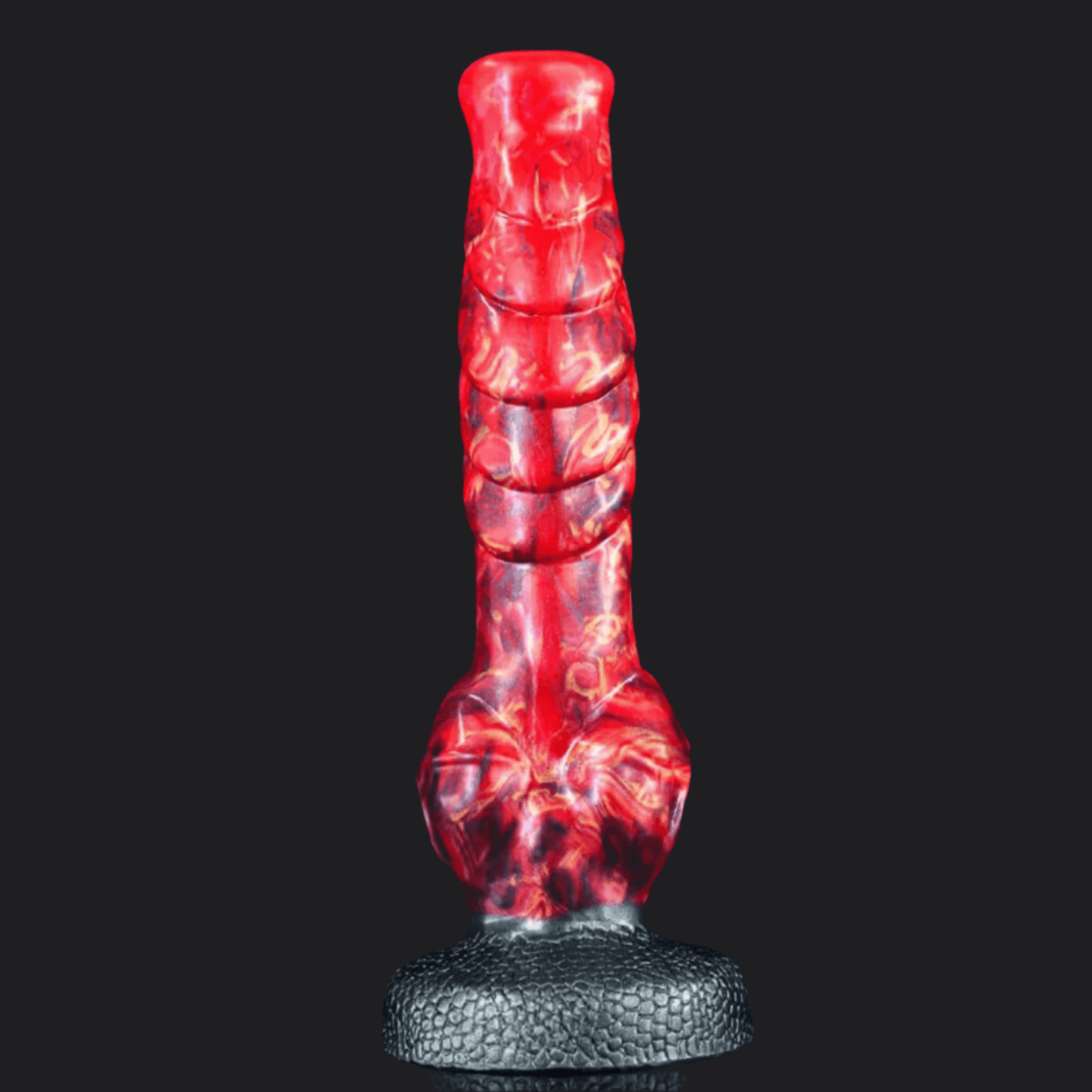 Fire Dragon Dildo - Textured, Knotted, and Fierce - BeastGasm