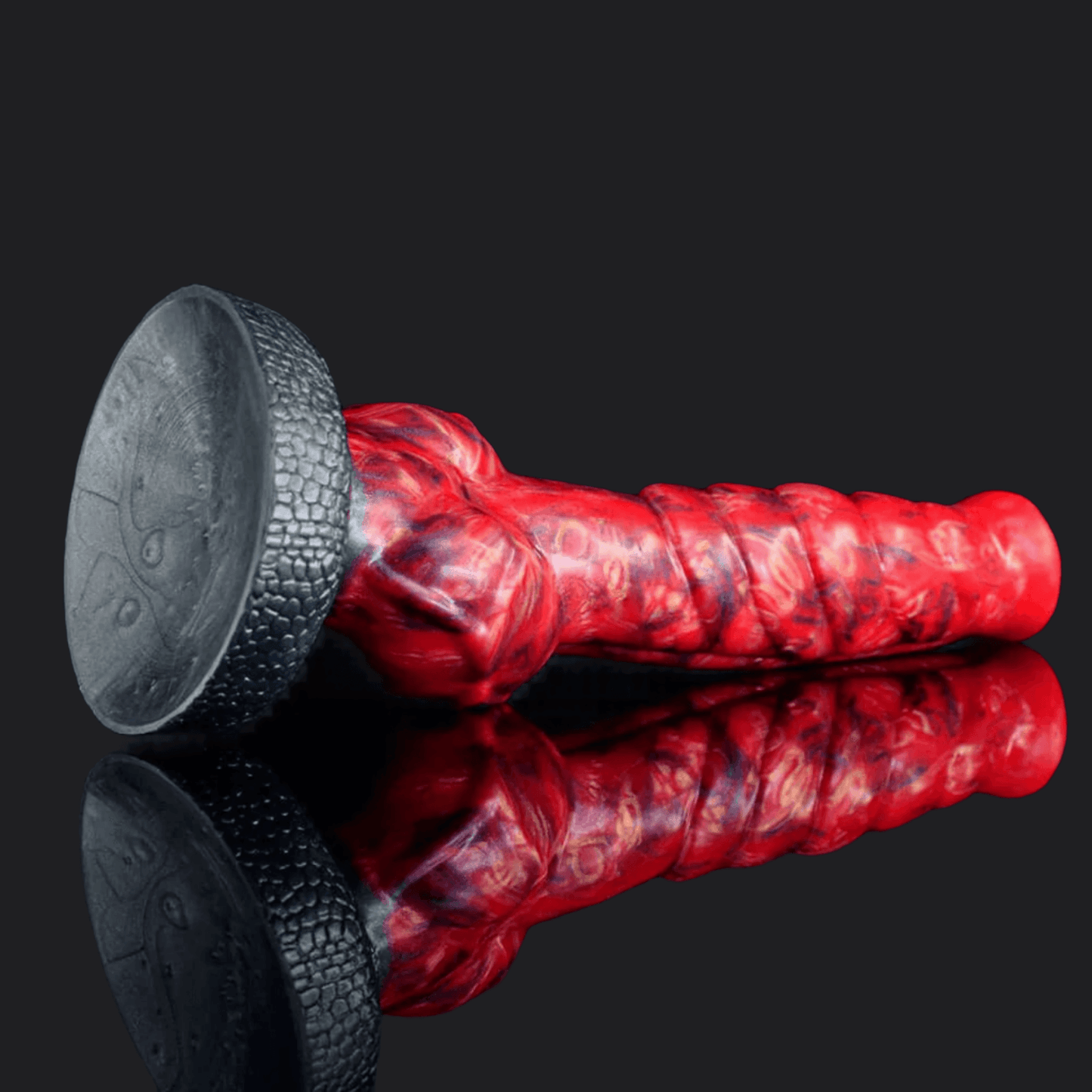 Fire Dragon Dildo - Textured, Knotted, and Fierce - BeastGasm