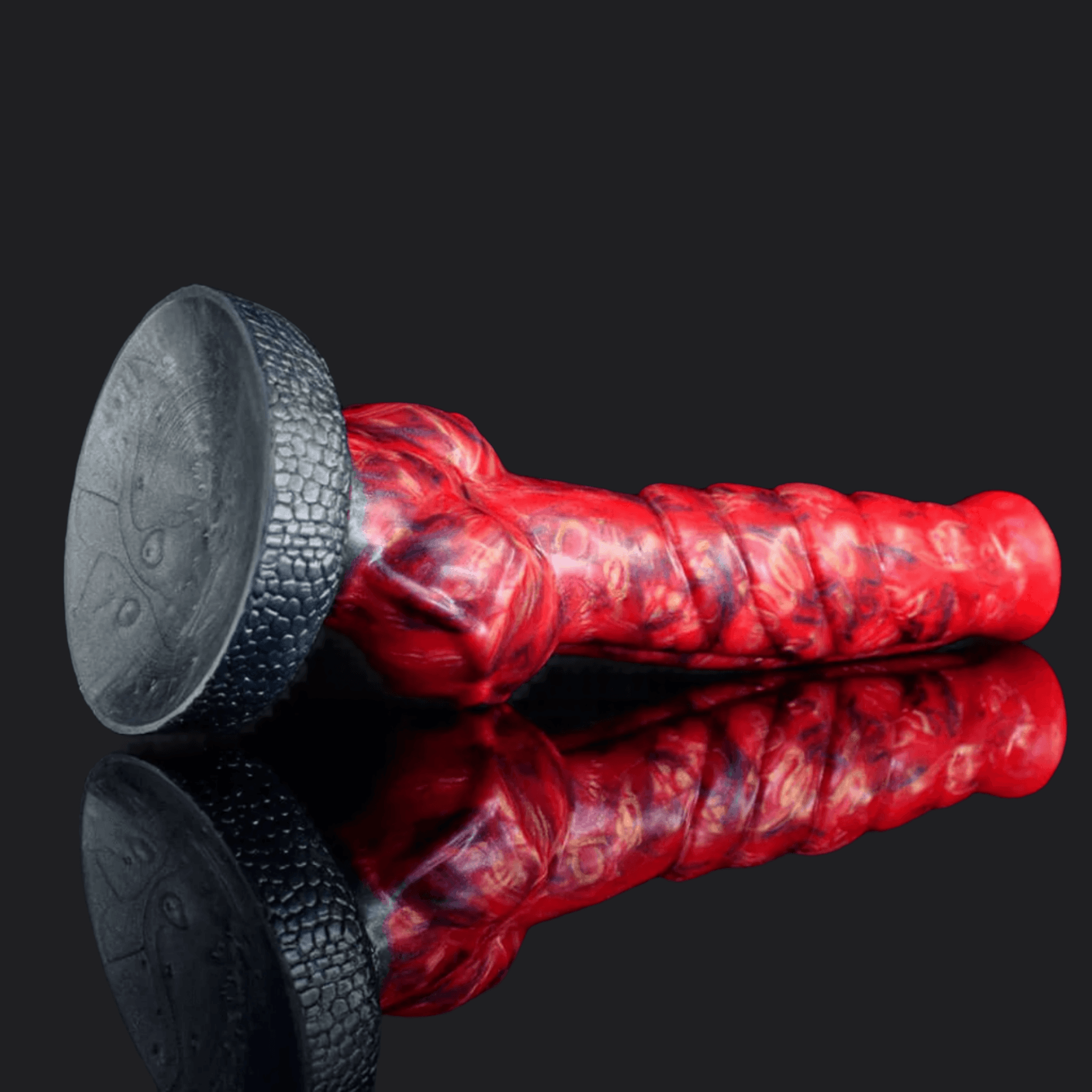 Fire Dragon Dildo - Textured, Knotted, and Fierce - BeastGasm