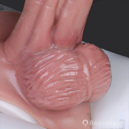 Flesh Pink Dildo Panties – 6 Inch Bikini Style for All Genders - BeastGasm