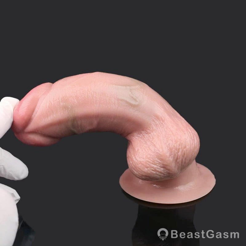 Flesh Pink Realistic Dildo – Mr. Average with Suction Cup - BeastGasm