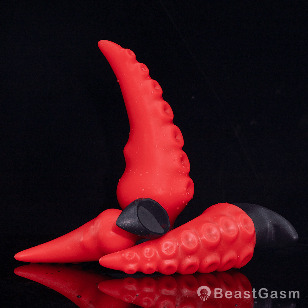 🐙 FREE Crimson Kraken Tentacle Anal Plug | Kraken Pleasure - BeastGasm