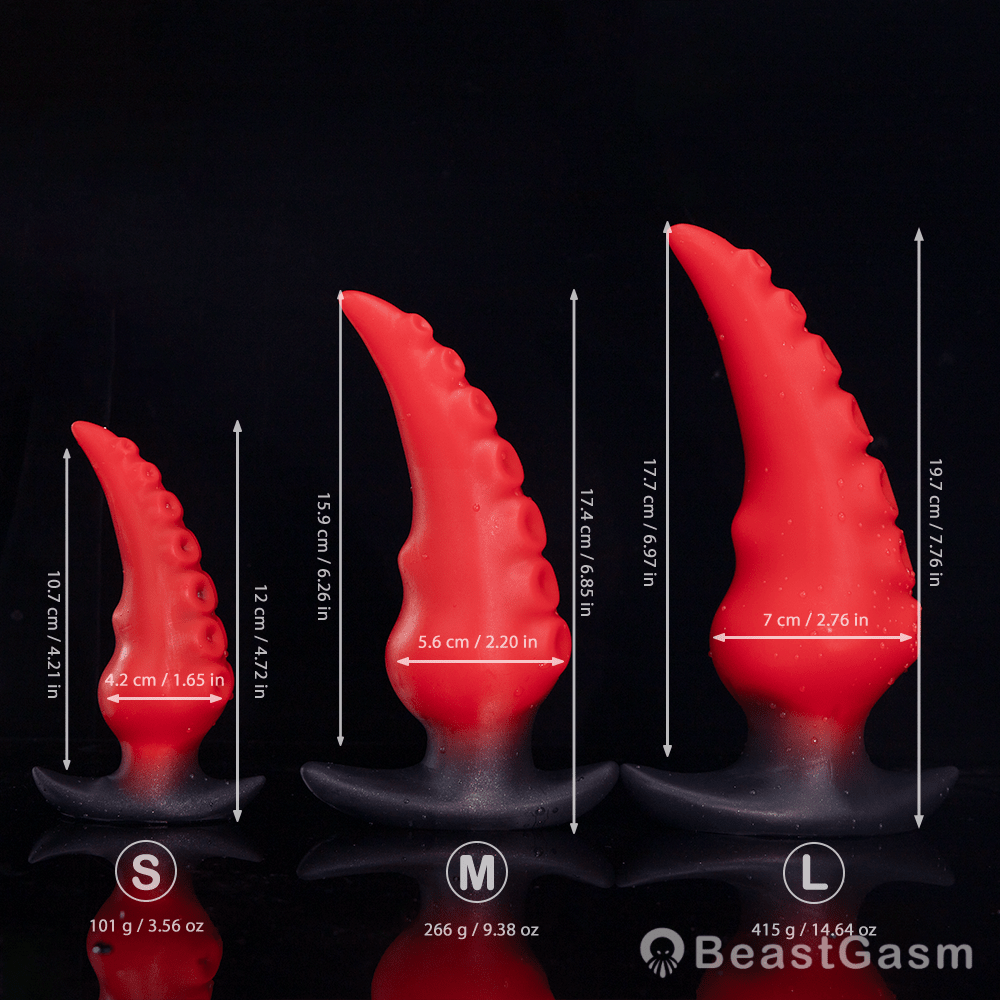 🐙 FREE Crimson Kraken Tentacle Anal Plug | Kraken Pleasure - BeastGasm