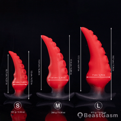 🐙 FREE Crimson Kraken Tentacle Anal Plug | Kraken Pleasure - BeastGasm