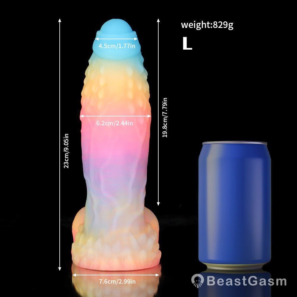 FREE Fantasy Unicorn Dildo – Glow - in - the - Dark, Textured, & Suction Cup Fun! - BeastGasm
