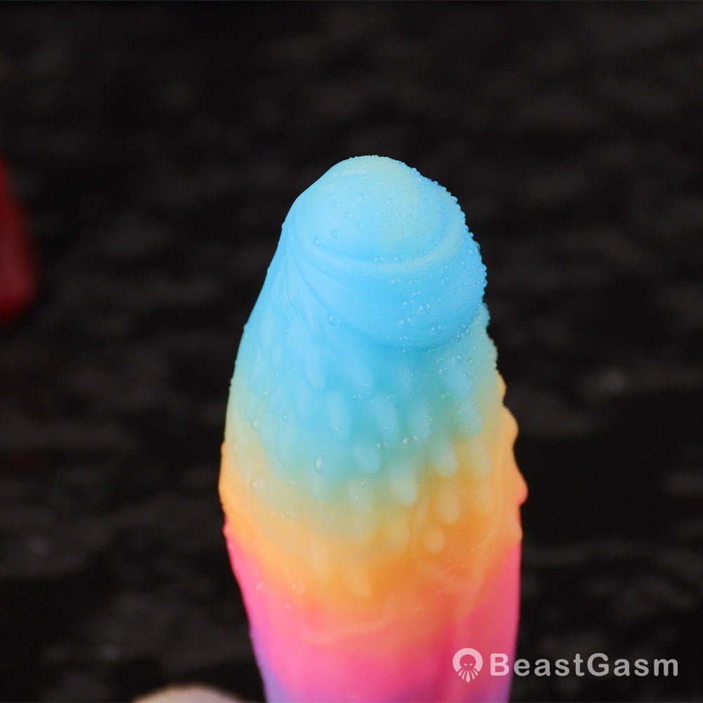 FREE Fantasy Unicorn Dildo – Glow - in - the - Dark, Textured, & Suction Cup Fun! - BeastGasm