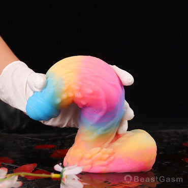 FREE Fantasy Unicorn Dildo – Glow - in - the - Dark, Textured, & Suction Cup Fun! - BeastGasm