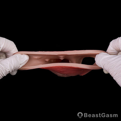 🇺🇸 Fried Muscle-Flex Platinum Silicone Cock Sleeve - BeastGasm