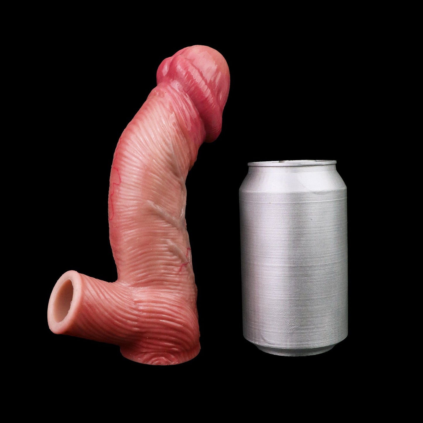 🇺🇸 Fried Muscle-Flex Platinum Silicone Cock Sleeve - BeastGasm
