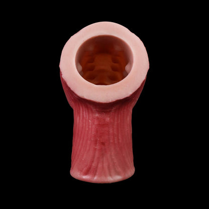 🇺🇸 Fried Muscle-Flex Platinum Silicone Cock Sleeve - BeastGasm