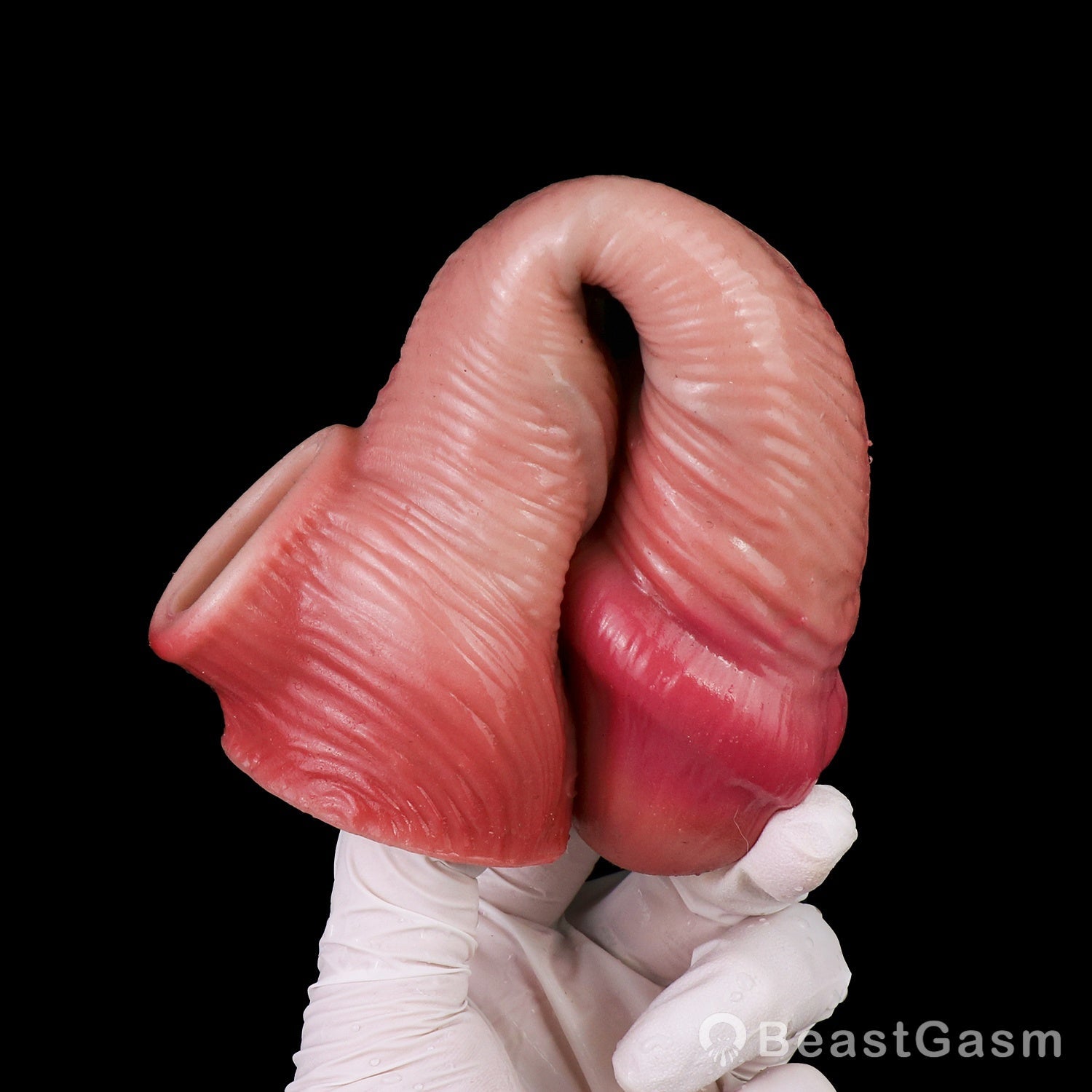 🇺🇸 Fried Muscle-Flex Platinum Silicone Cock Sleeve - BeastGasm