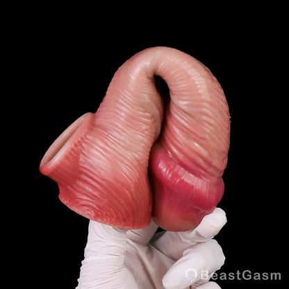 🇺🇸 Fried Muscle-Flex Platinum Silicone Cock Sleeve - BeastGasm