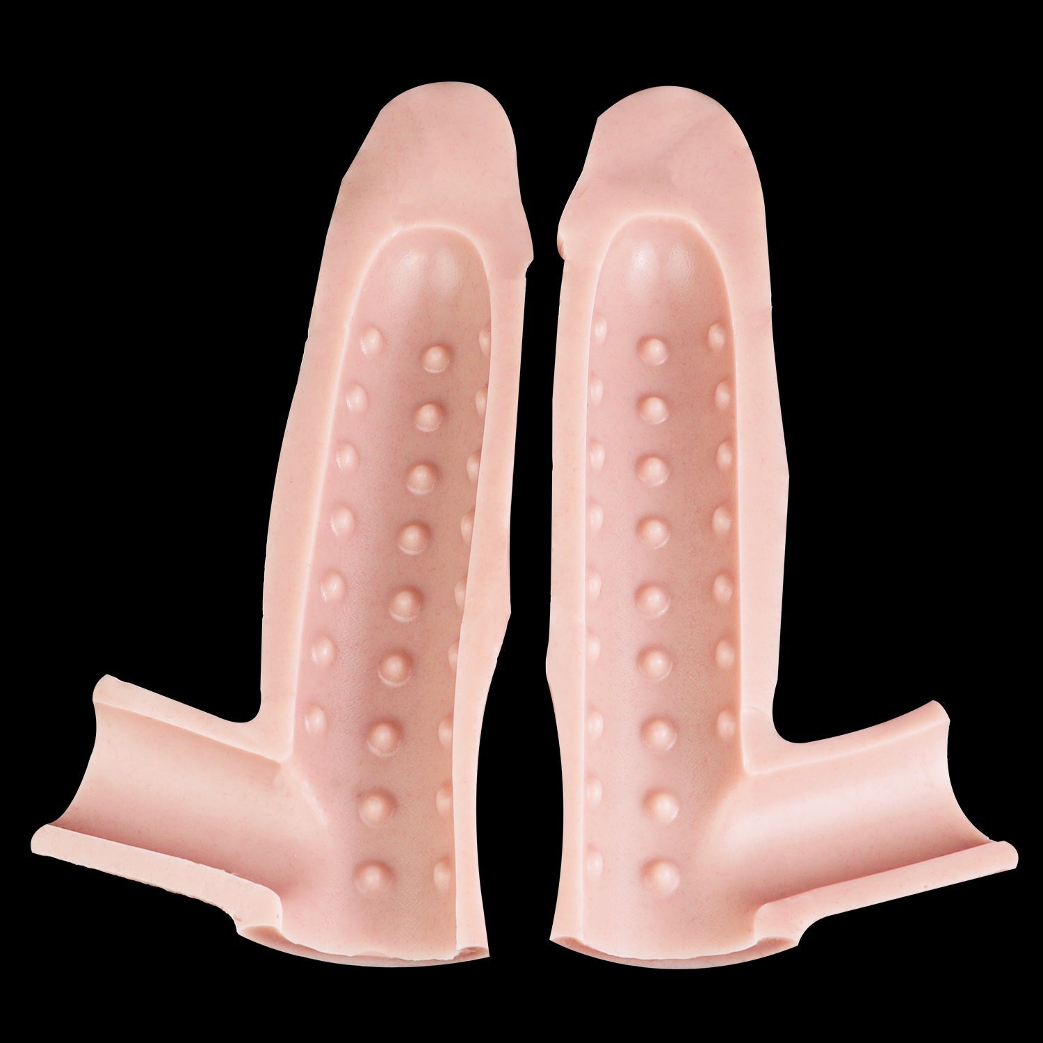 🇺🇸 Fried Muscle-Flex Platinum Silicone Cock Sleeve - BeastGasm