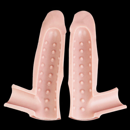 🇺🇸 Fried Muscle-Flex Platinum Silicone Cock Sleeve - BeastGasm