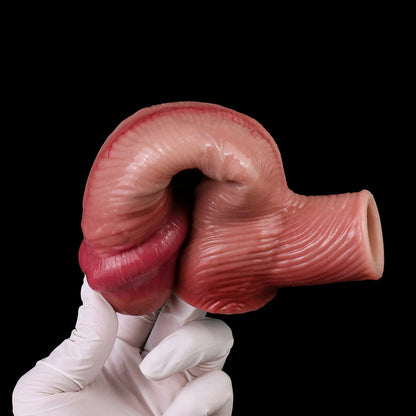 🇺🇸 Fried Muscle-Flex Platinum Silicone Cock Sleeve - BeastGasm