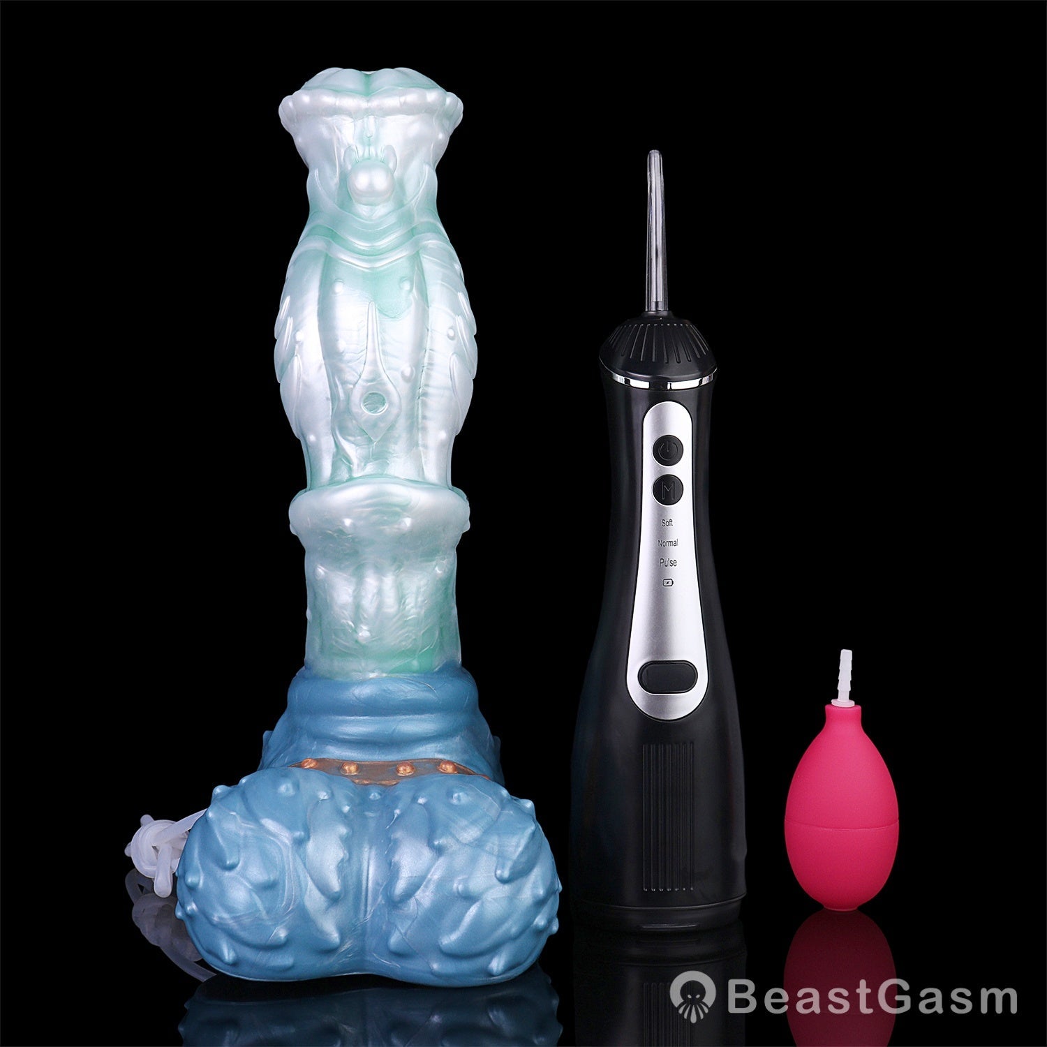 🎠 Frosty Stallion Fantasy Squirting Dildo - BeastGasm
