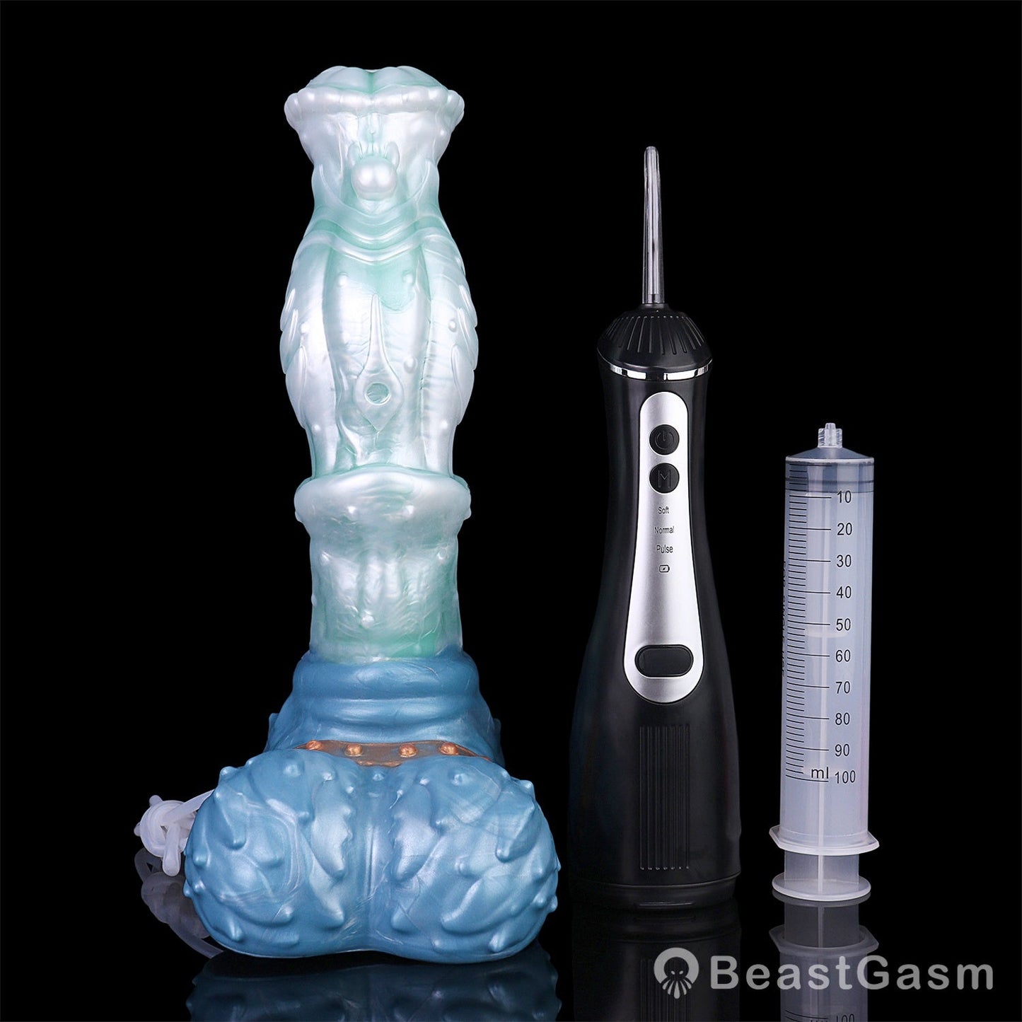 🎠 Frosty Stallion Fantasy Squirting Dildo - BeastGasm