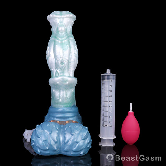 🎠 Frosty Stallion Fantasy Squirting Dildo - BeastGasm