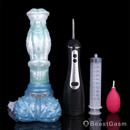 🎠 Frosty Stallion Fantasy Squirting Dildo - BeastGasm