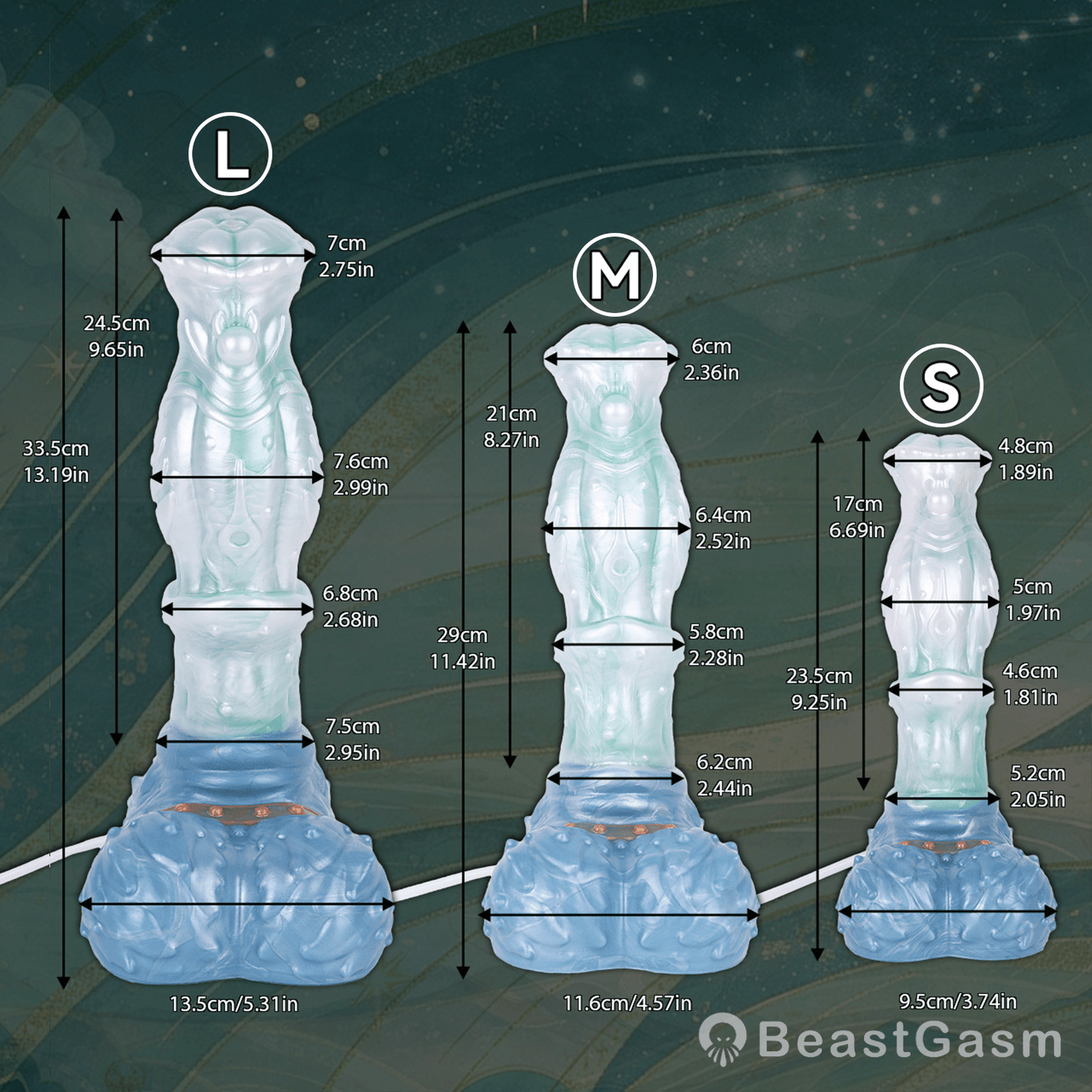 🎠 Frosty Stallion Fantasy Squirting Dildo - BeastGasm