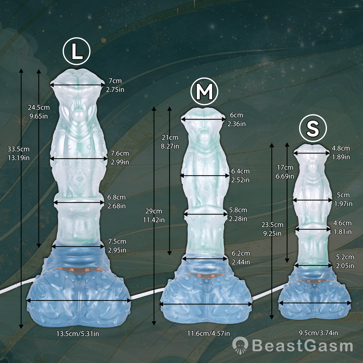 🎠 Frosty Stallion Fantasy Squirting Dildo - BeastGasm