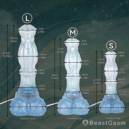 🎠 Frosty Stallion Fantasy Squirting Dildo - BeastGasm