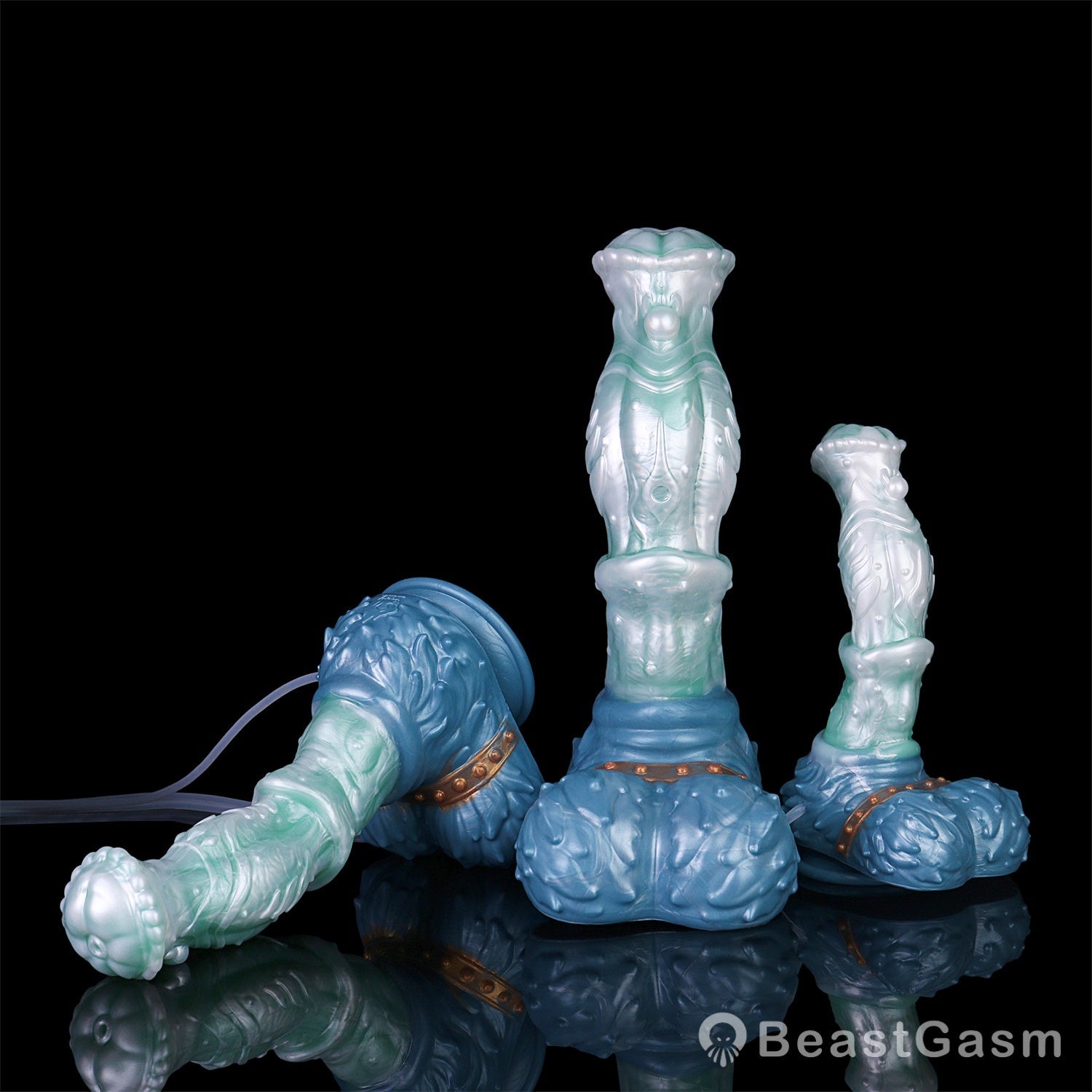 🎠 Frosty Stallion Fantasy Squirting Dildo - BeastGasm