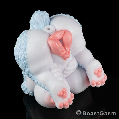 🦊 Furry Fox Sex Toy – Dual-Channel Platinum Silicone Beast - BeastGasm