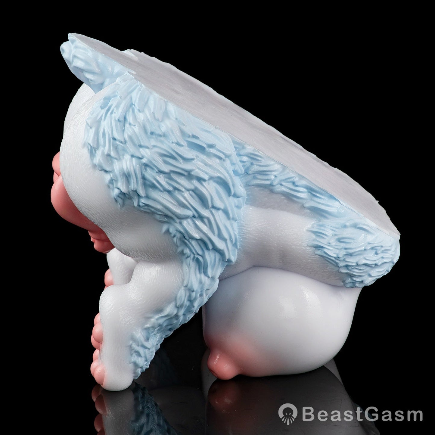🦊 Furry Fox Sex Toy – Dual-Channel Platinum Silicone Beast - BeastGasm