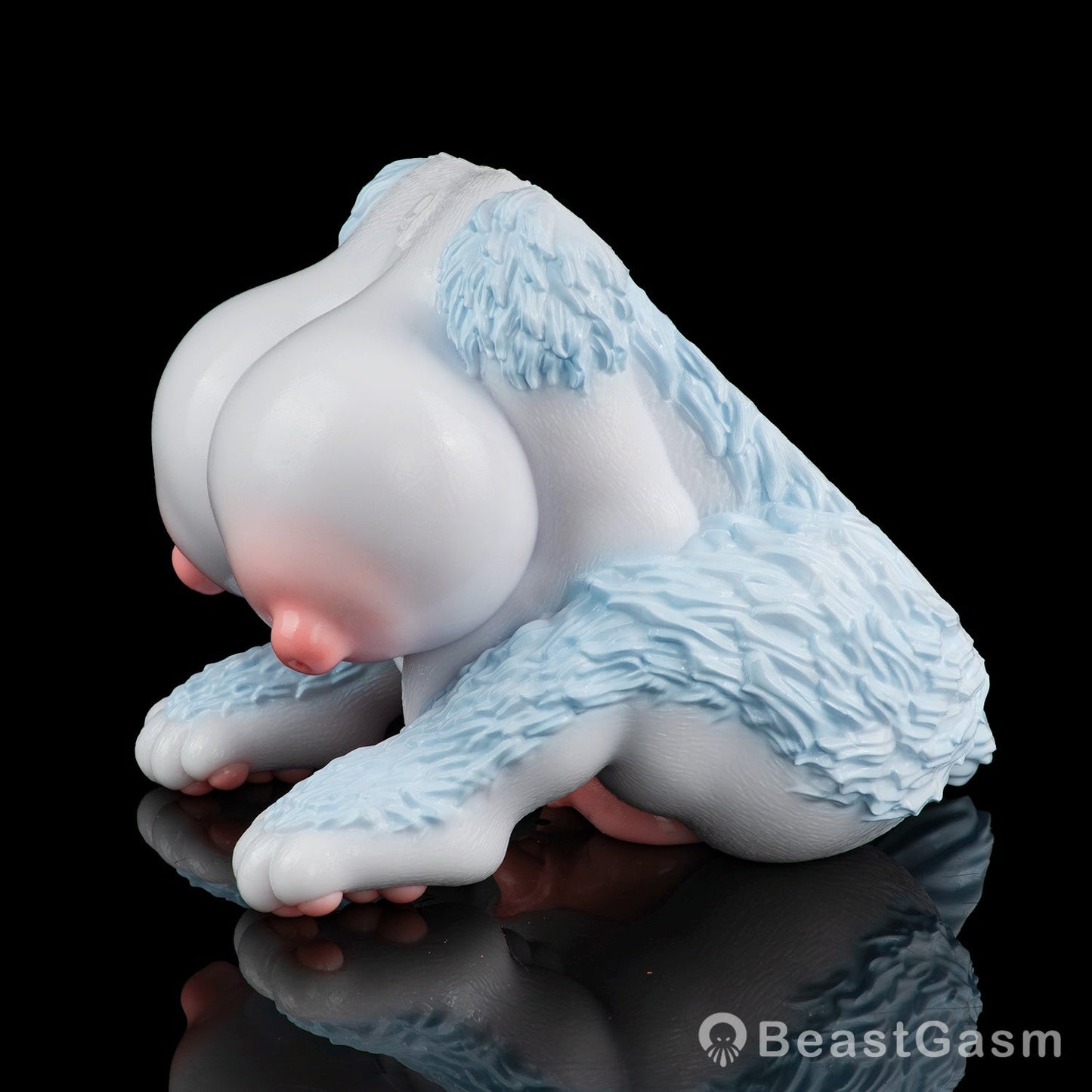 🦊 Furry Fox Sex Toy – Dual-Channel Platinum Silicone Beast - BeastGasm