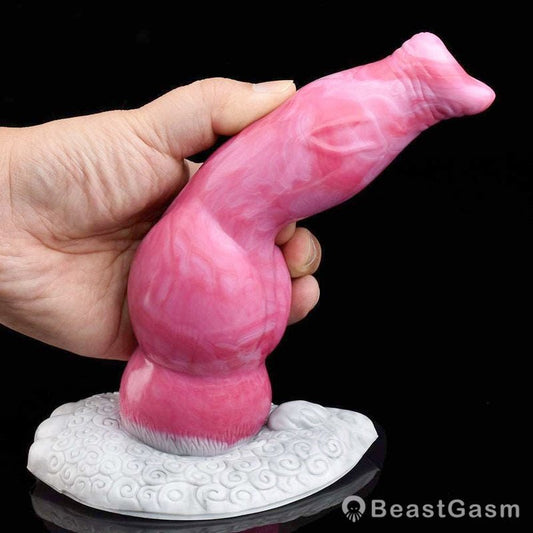 🐶 Fyros 8 - Inch Dog Vibrator – Realistic Canine Dildo for Ultimate Pleasure - BeastGasm