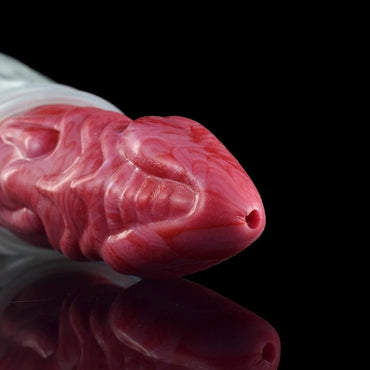 🐉 👽 Gaius 8.8” Ejaculating Dragon Dildo – Curved Alien Fantasy Toy - BeastGasm