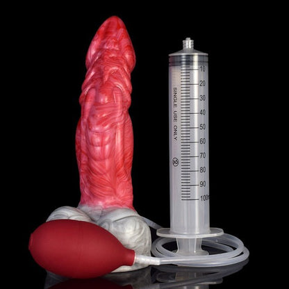 🐉 👽 Gaius 8.8” Ejaculating Dragon Dildo – Curved Alien Fantasy Toy - BeastGasm