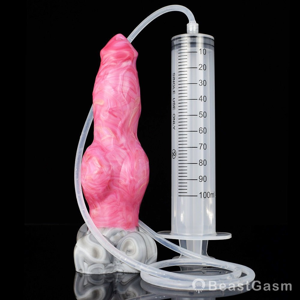 German Shepherd Ejaculating Knot Dildo – Wild Ride - BeastGasm