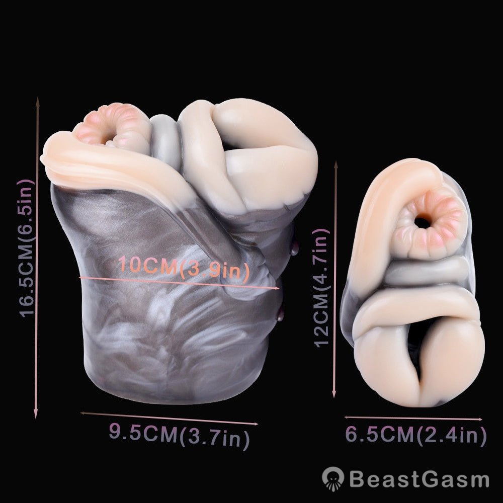 🦒 Giraffe Two-Hole Furry Masturbator – Wild Fantasy Pleasure - BeastGasm