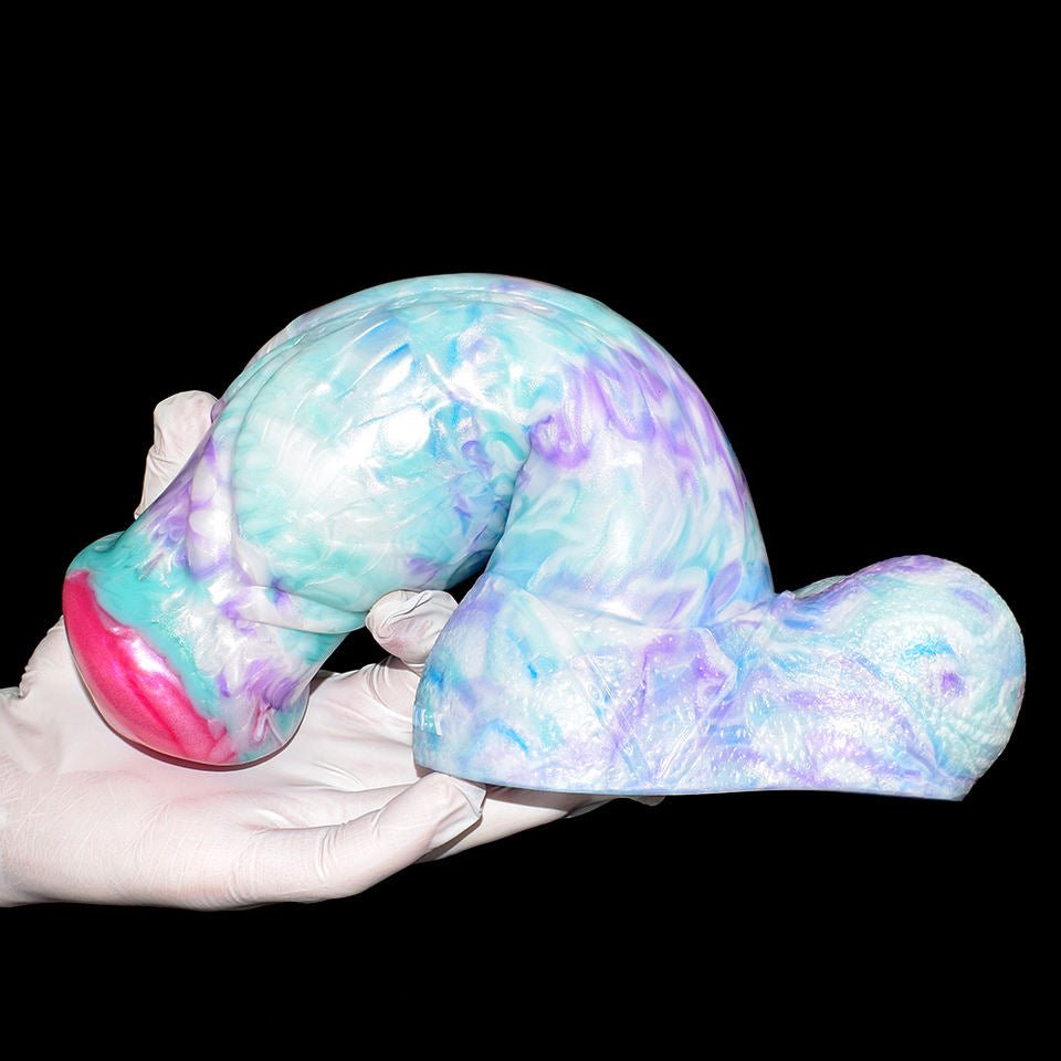 🐴 Glacitaur 9 - Inch Thick Horse Butt Plug – Realistic, Huge Knot, and Waterproof - BeastGasm