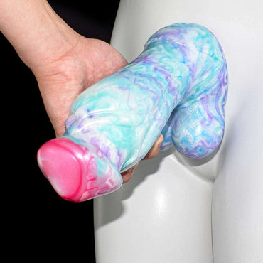 🐴 Glacitaur 9 - Inch Thick Horse Butt Plug – Realistic, Huge Knot, and Waterproof - BeastGasm
