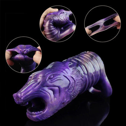 Gorg - Hollow Wolf Head Cock Extender for Maximum Pleasure - BeastGasm