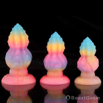 Gourd Blue Yellow Purple Butter Plug - BeastGasm