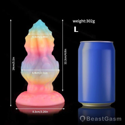 Gourd Blue Yellow Purple Butter Plug - BeastGasm