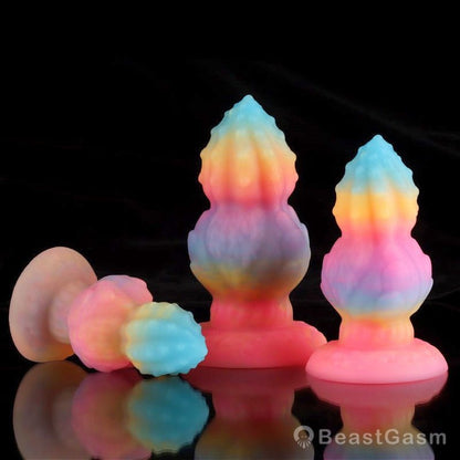 Gourd Blue Yellow Purple Butter Plug - BeastGasm