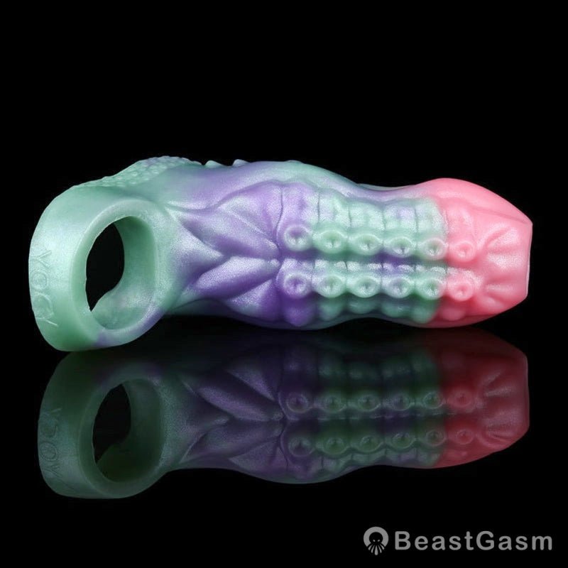 Gradient Fantasy Penis Sleeve 🔮 Controlled Climax & Full Texture - BeastGasm