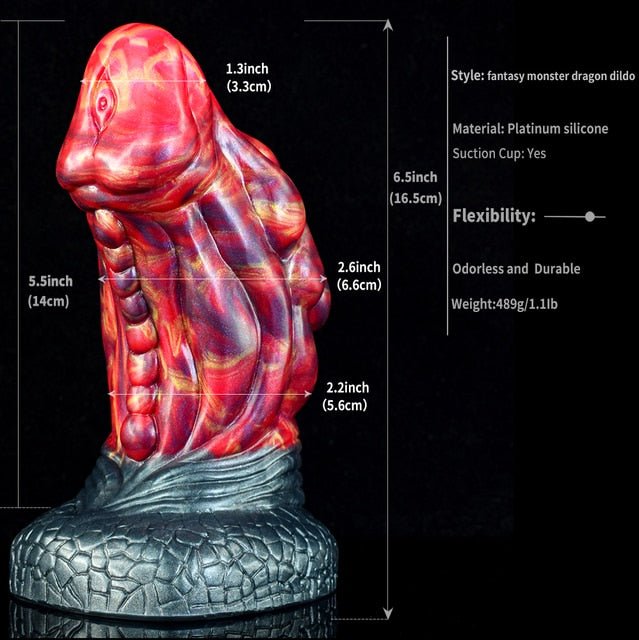 🐲 Grond – 6.5” Monster Anal Dildo for Primal Fantasy Fun - BeastGasm