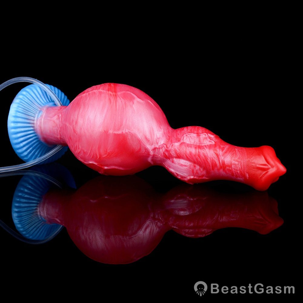 Grootslang Ejaculating Inflatable Dildo M – Inflate & Squirt Fun - BeastGasm