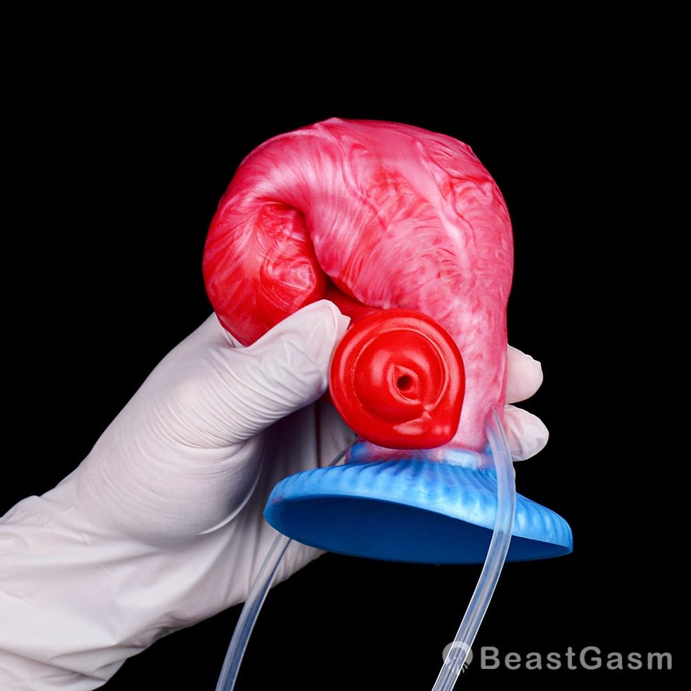 Grootslang Ejaculating Inflatable Dildo M – Inflate & Squirt Fun - BeastGasm