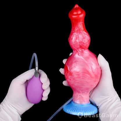 Grootslang Ejaculating Inflatable Dildo M – Inflate & Squirt Fun - BeastGasm