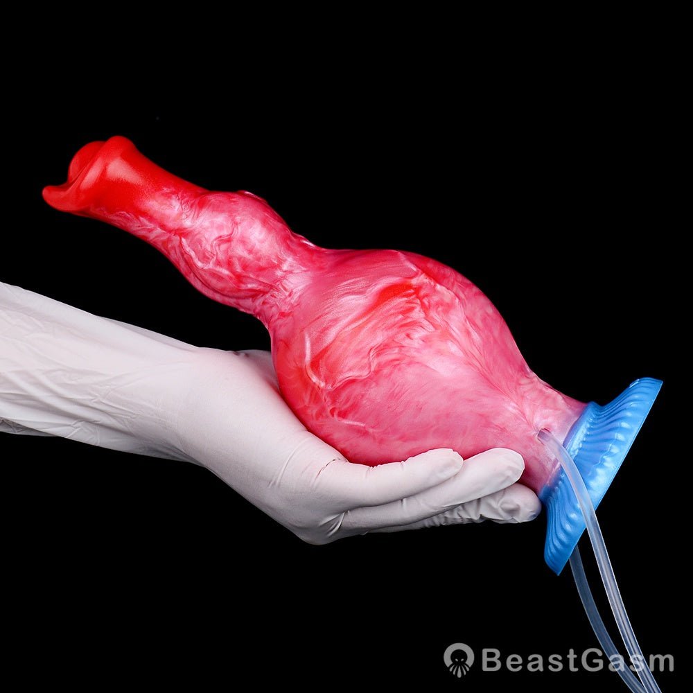 Grootslang Ejaculating Inflatable Dildo M – Inflate & Squirt Fun - BeastGasm