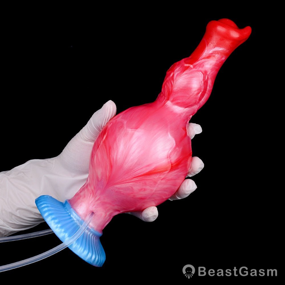 Grootslang Ejaculating Inflatable Dildo M – Inflate & Squirt Fun - BeastGasm